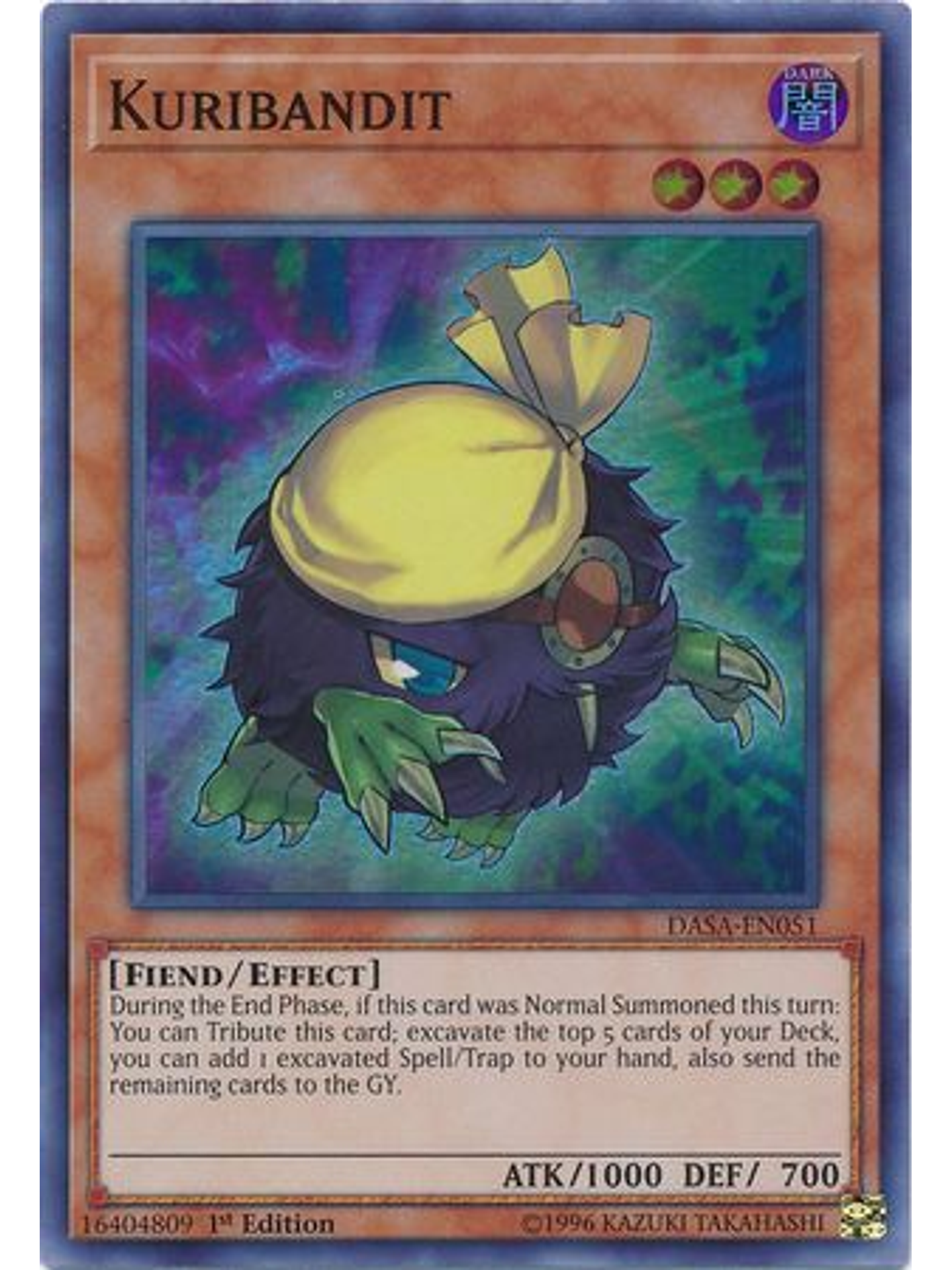 Kuribandit - DASA-EN051 - Super Rare 1st Edition 1