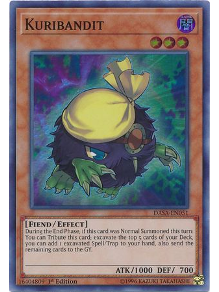 Kuribandit - DASA-EN051 - Super Rare 1st Edition 1
