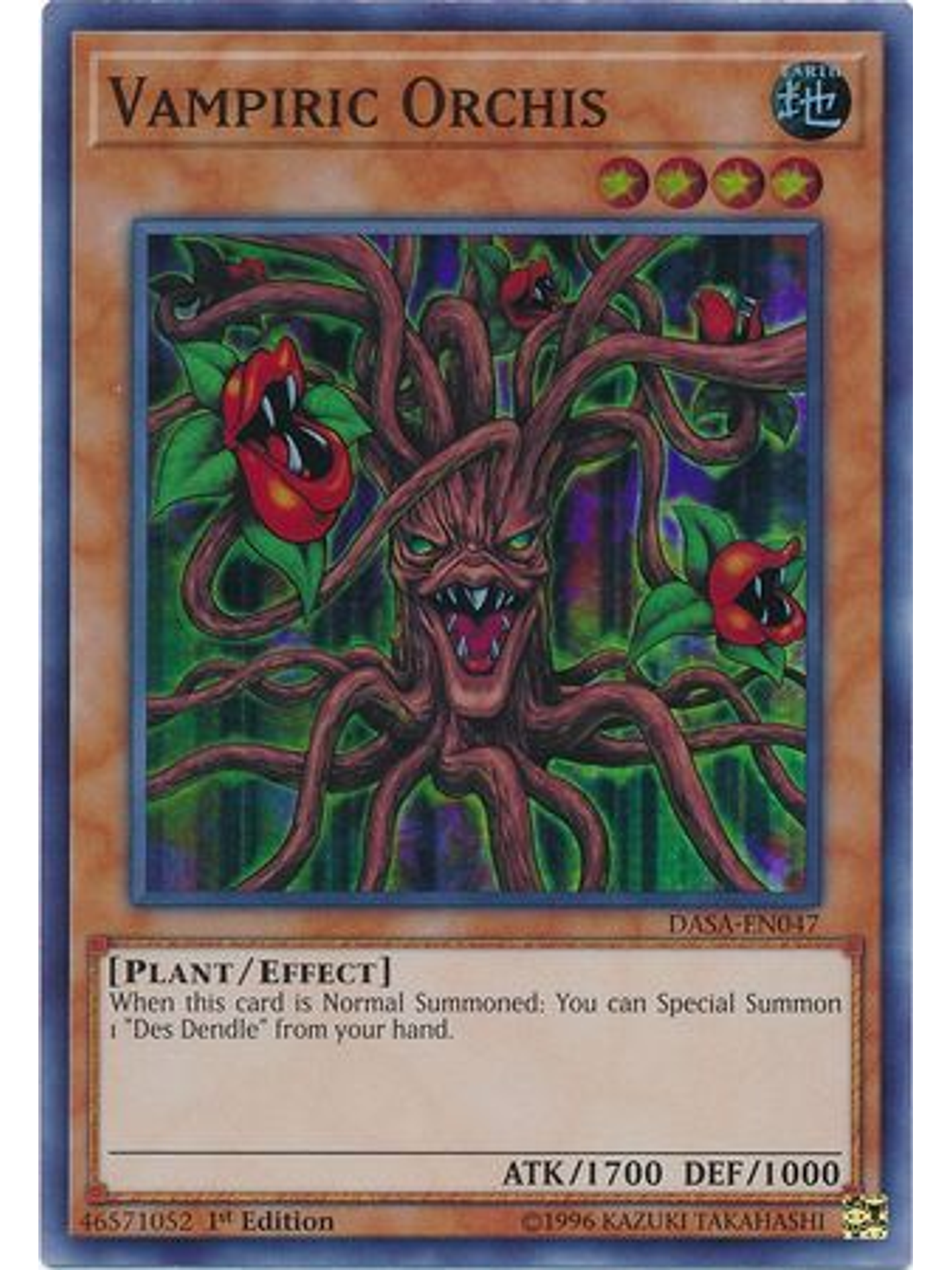Vampiric Orchis - DASA-EN047 - Super Rare 1st Edition 1