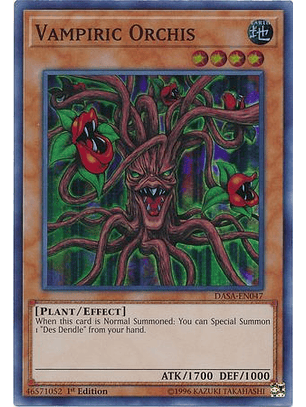 Vampiric Orchis - DASA-EN047 - Super Rare 1st Edition