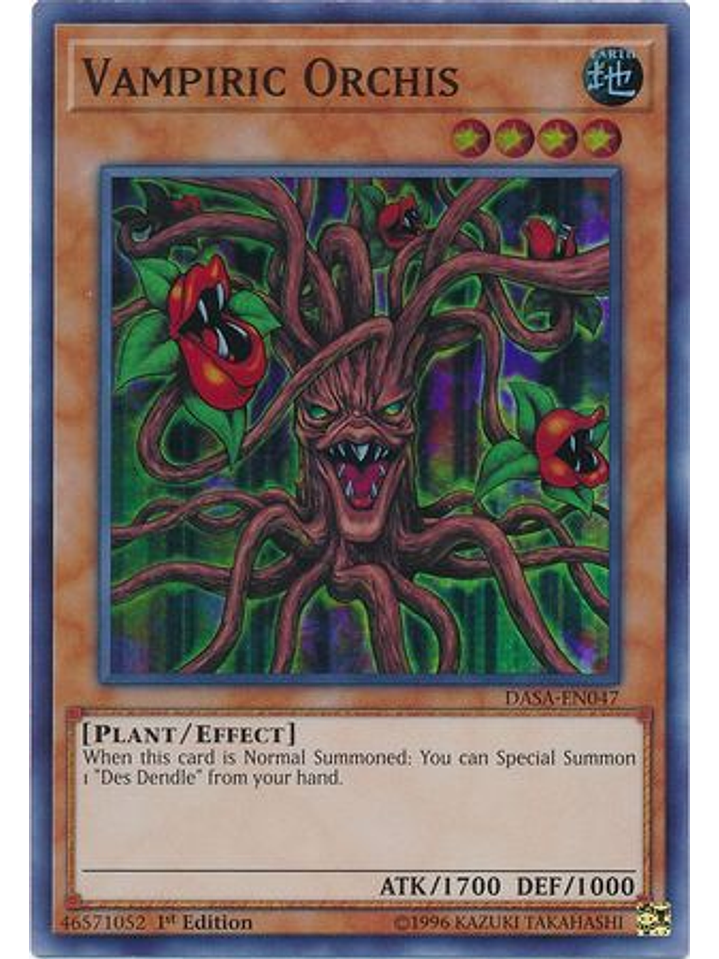 Vampiric Orchis - DASA-EN047 - Super Rare 1st Edition 1