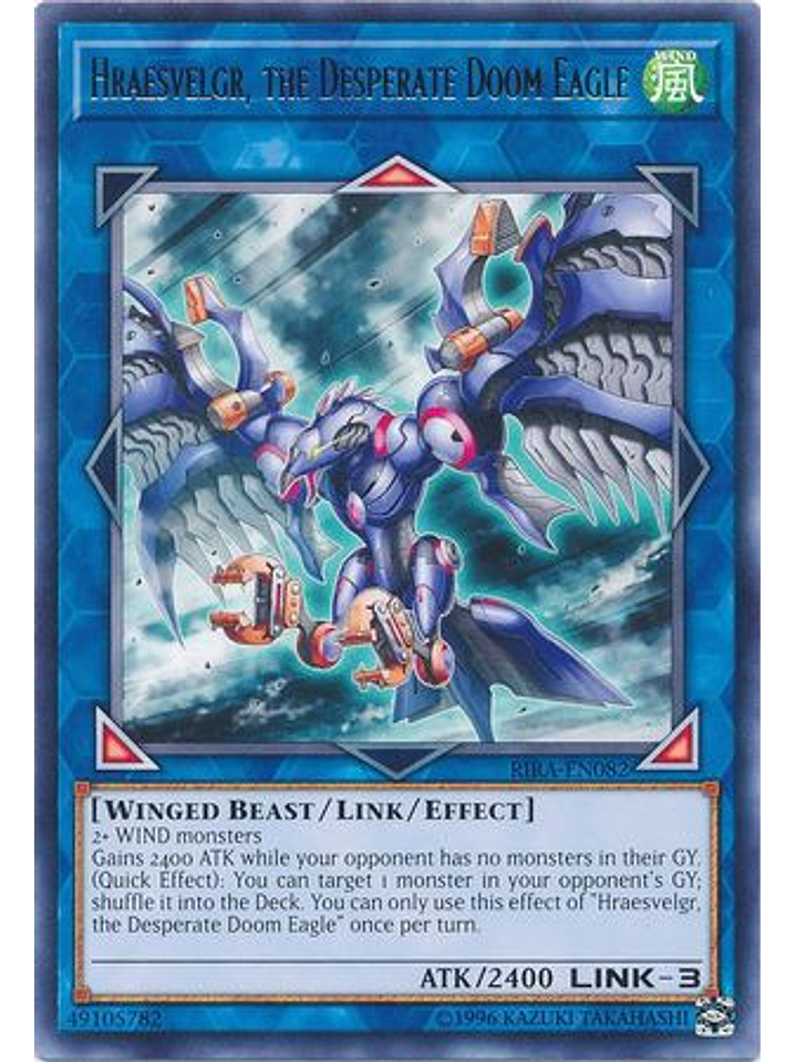 Hraesvelgr, the Desperate Doom Eagle - RIRA-EN082 - Rare Unlimited 1