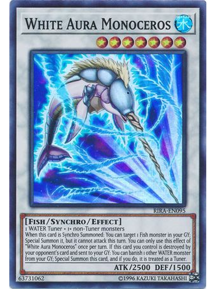 White Aura Monoceros - RIRA-EN095 - Super Rare Unlimited 1