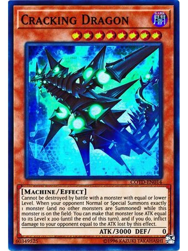 Cracking Dragon - COTD-EN014 - Super Rare Unlimited 1
