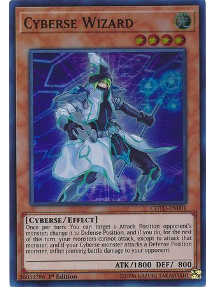 Cyberse Wizard - COTD-EN001 - Super Rare 1st Edition 1