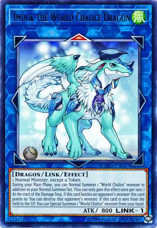 Imduk the World Chalice Dragon - COTD-EN047 - Rare Unlimited
