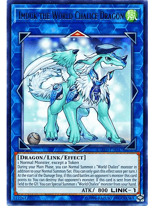 Imduk the World Chalice Dragon - COTD-EN047 - Rare Unlimited