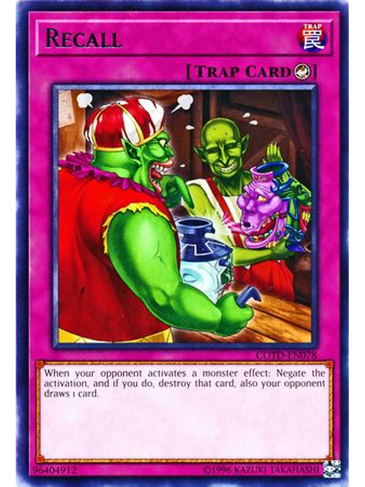 Recall - COTD-EN078 - Rare Unlimited 1