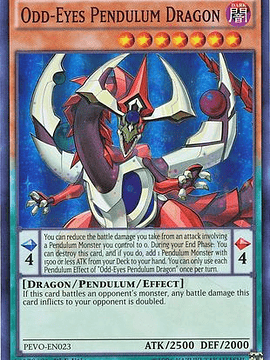 Odd-Eyes Pendulum Dragon - PEVO-EN023 - Super Rare 1st Edition