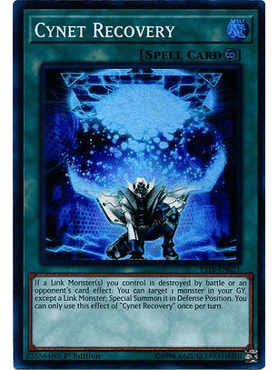 Cynet Recovery - YS18-EN021 - Super Rare 1st Edition