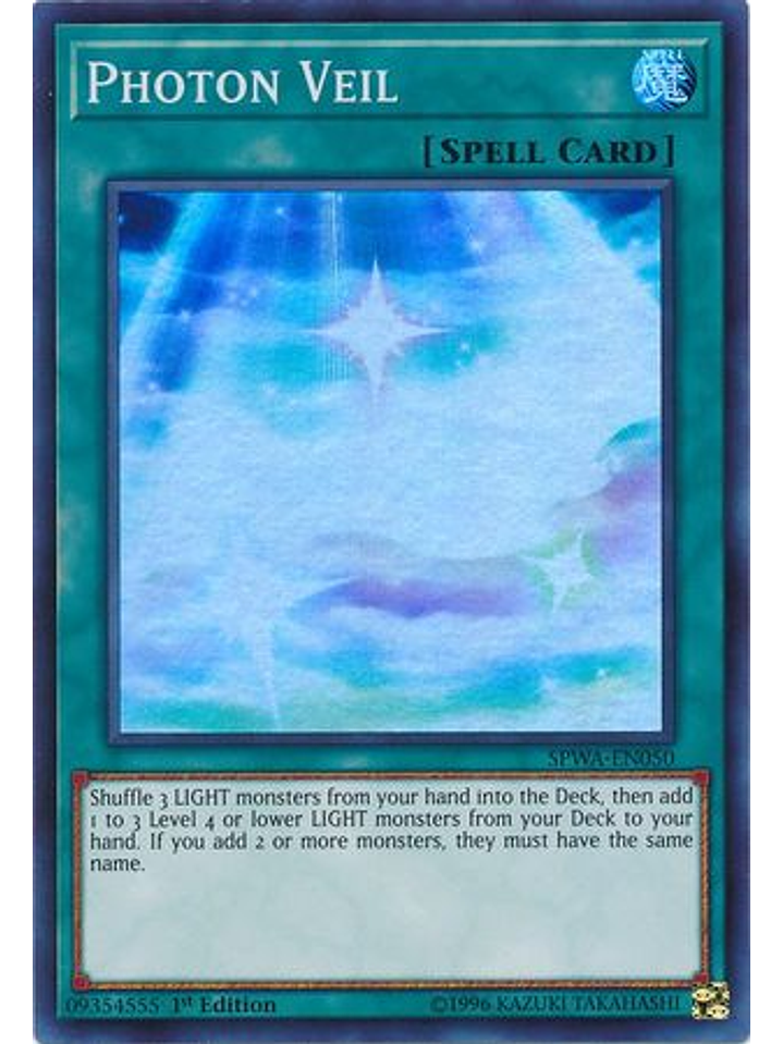 Photon Veil - SPWA-EN050 - Super Rare 1st Edition 1