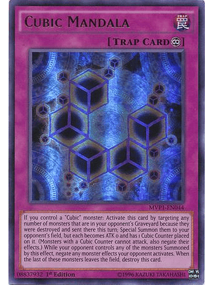 Cubic Mandala - MVP1-EN044 - Ultra Rare 1st Edition