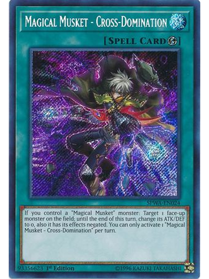 Magical Musket - Cross-Domination - SPWA-EN024 - Secret Rare 1st Edition 1