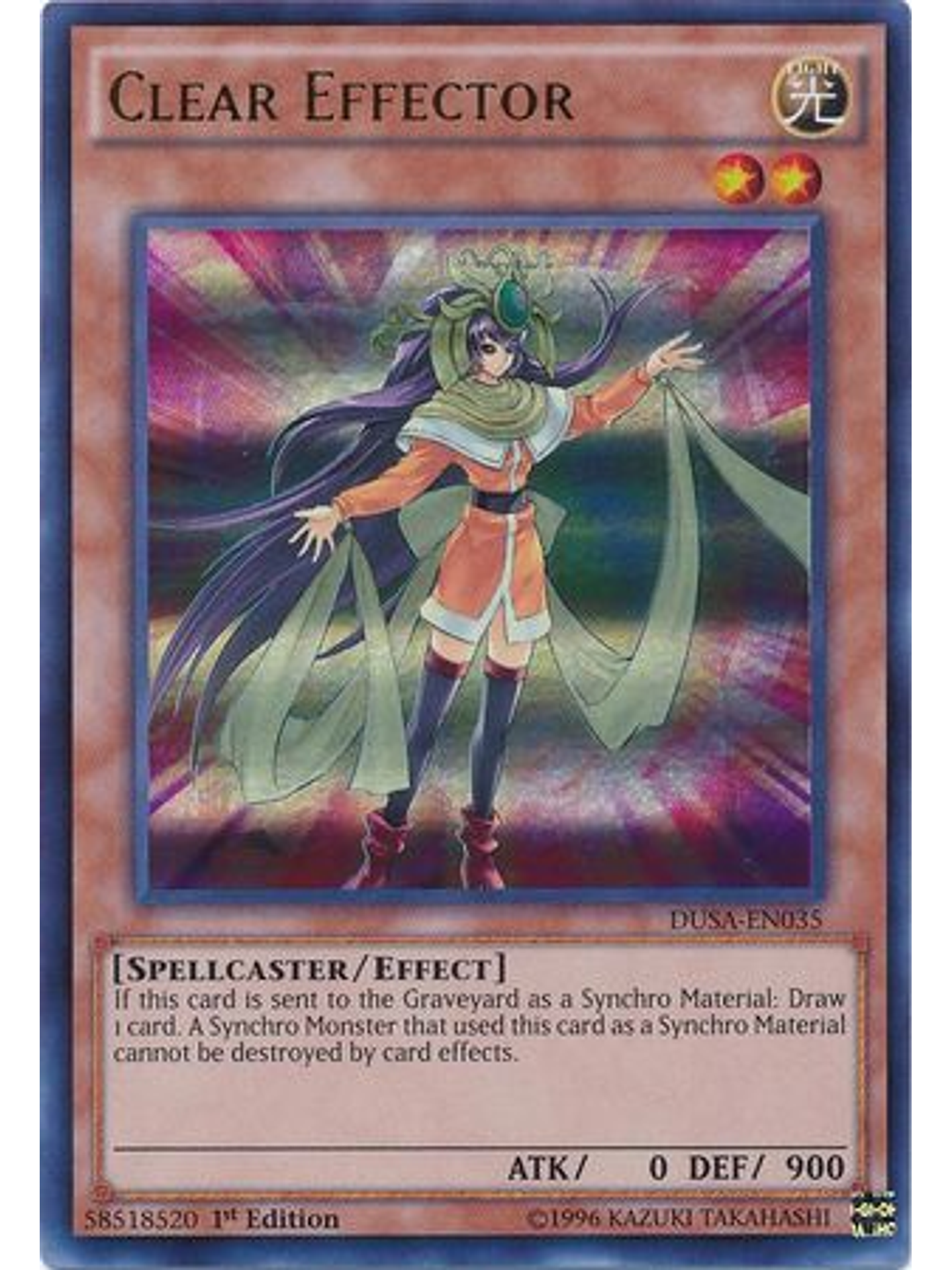 Clear Effector - DUSA-EN035 - Ultra Rare 1st Edition 1