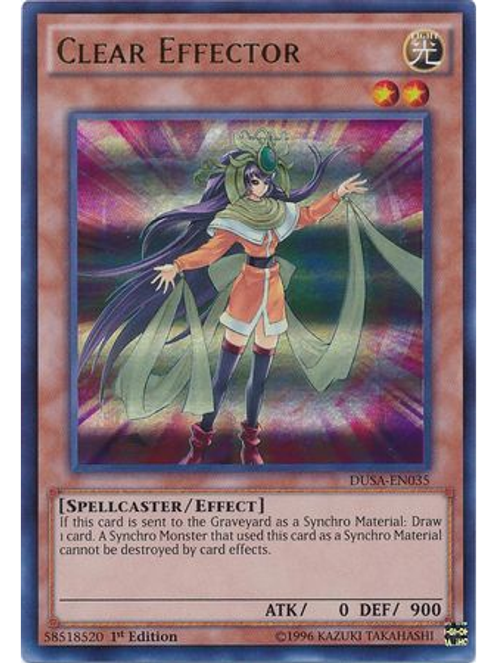 Clear Effector - DUSA-EN035 - Ultra Rare 1st Edition 1