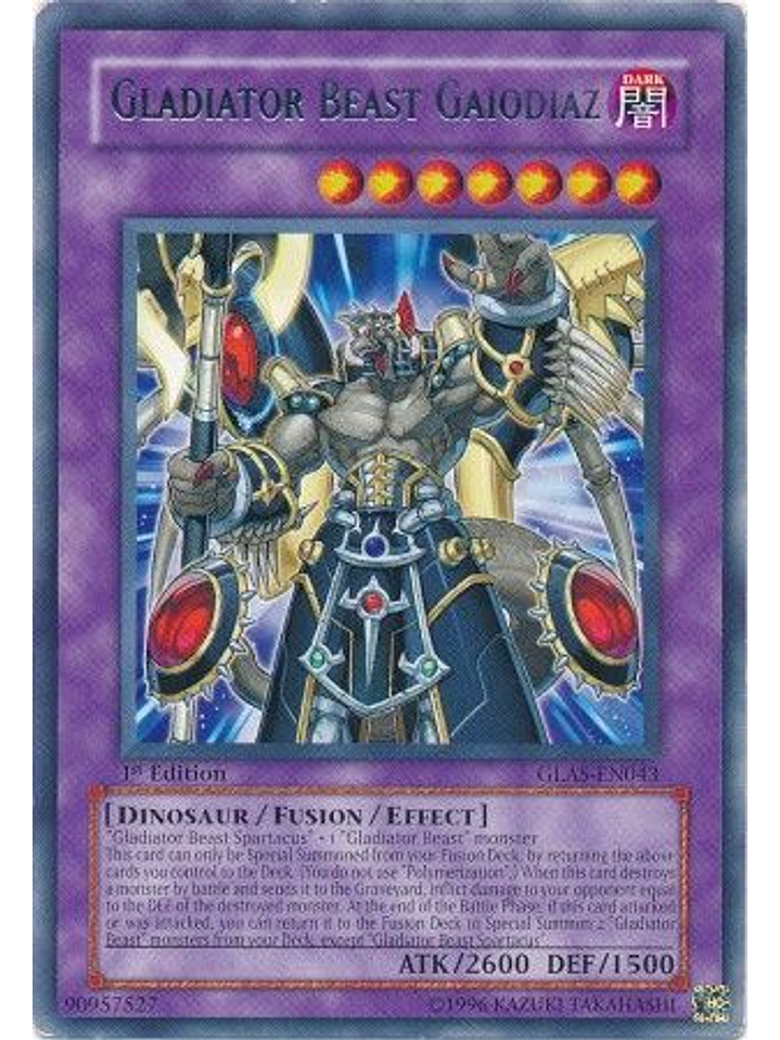 Gladiator Beast Gaiodiaz - GLAS-EN043 - Rare 1st Edition 1