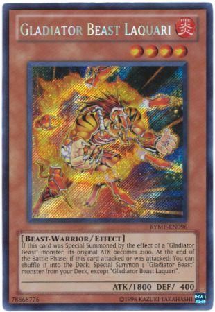 Gladiator Beast Laquari - RYMP-EN096 - Secret Rare Unlimited
