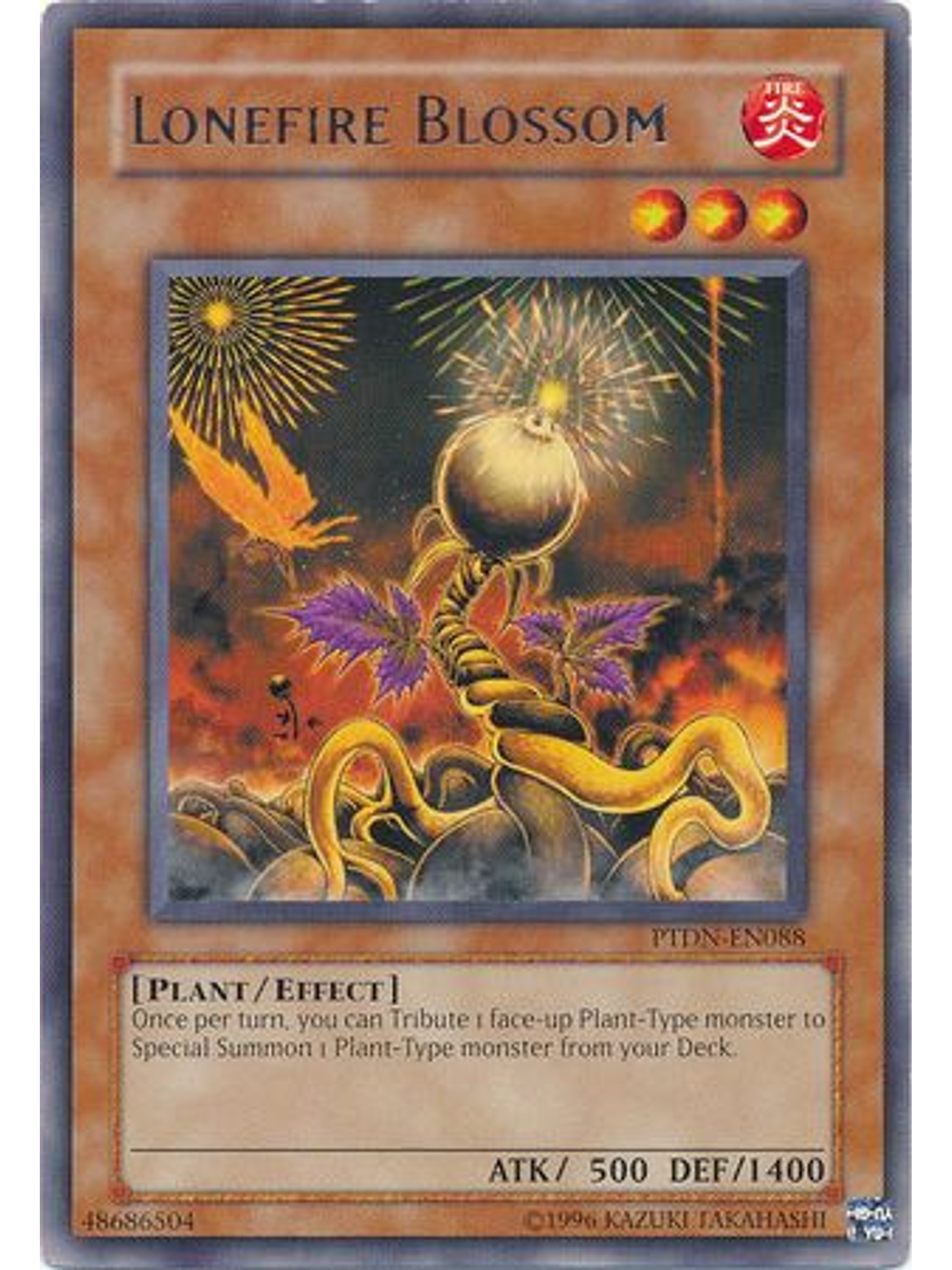 Lonefire Blossom - PTDN-EN088 - Rare Unlimited 1