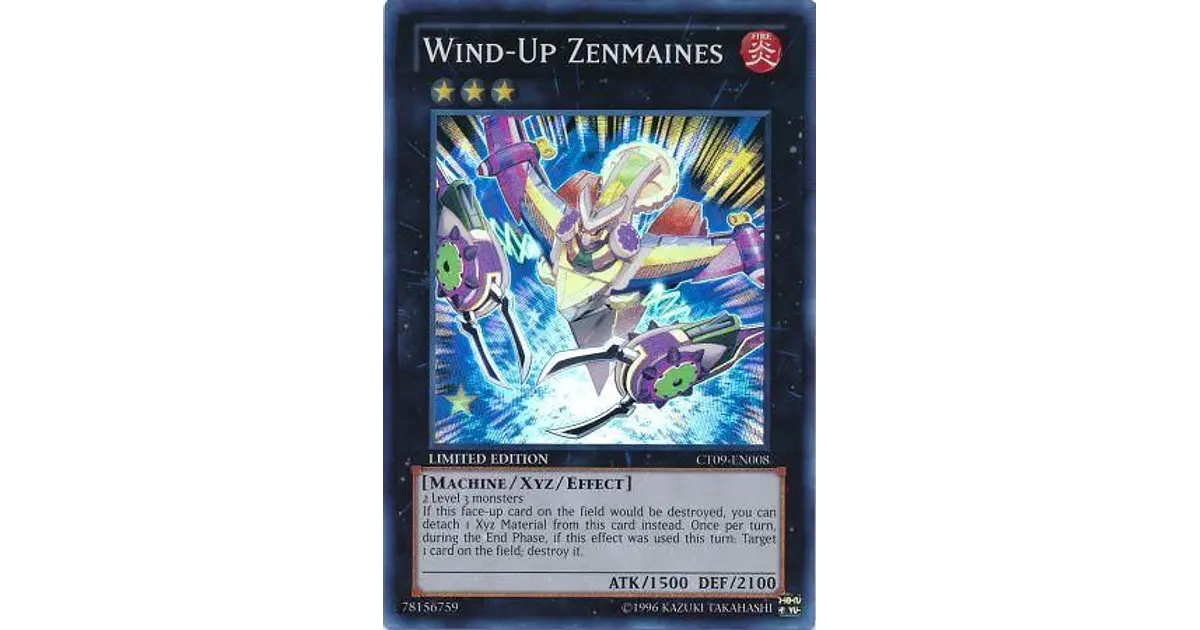 Wind-Up Zenmaines - CT09-EN008 - Super Rare