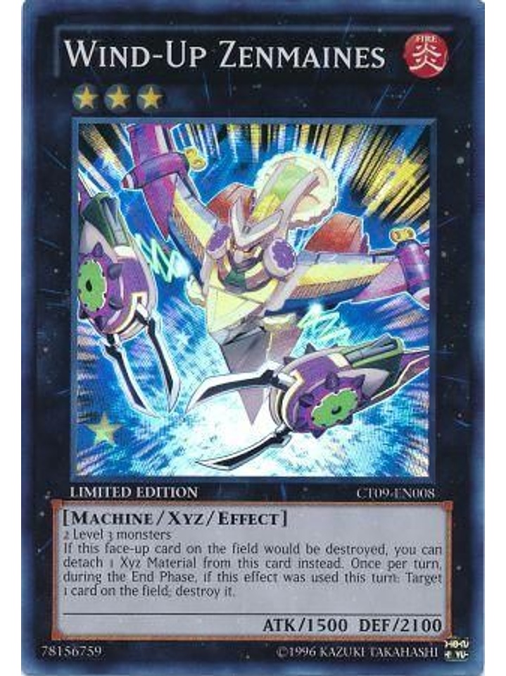 Wind-Up Zenmaines - CT09-EN008 - Super Rare 1