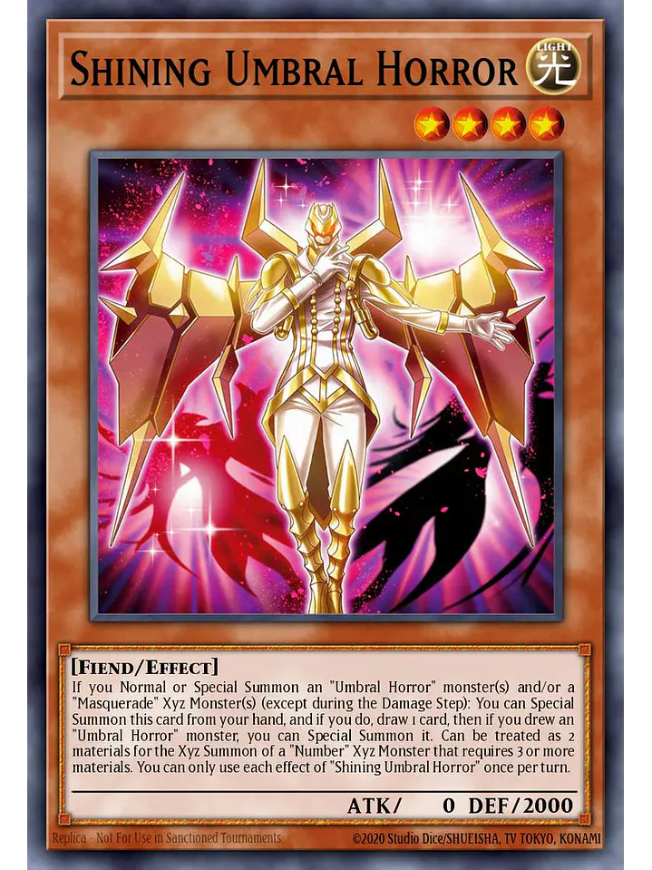 Shining Umbral Horror - BETB-EN005 - Super Rare 1st Edition 1
