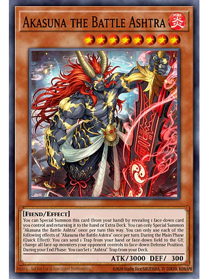 Akasuna the Battle Ashtra - BETB-EN009 - Secret Rare 1st Edition