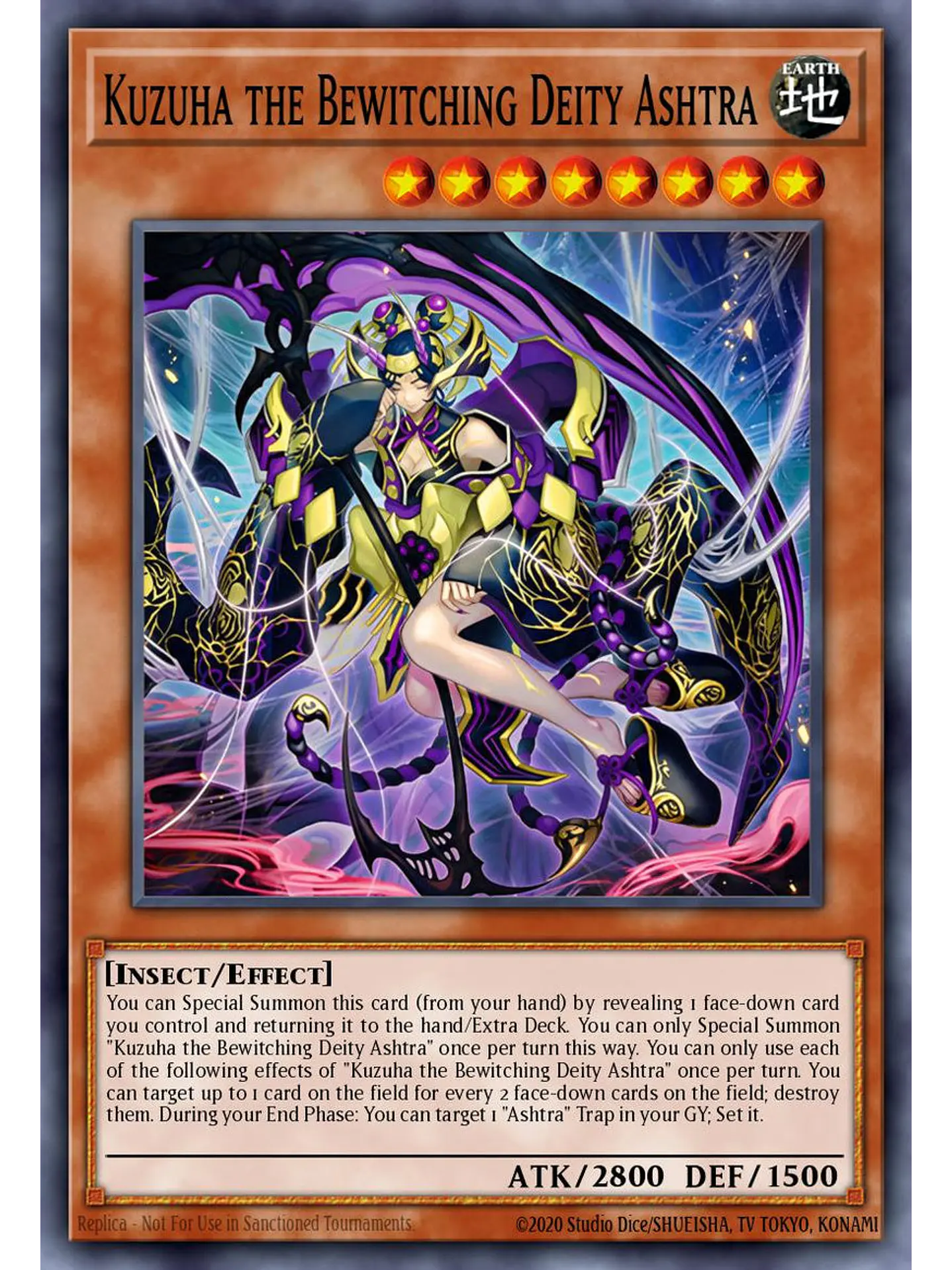 Kuzuha the Hex Ashtra - BETB-EN010 - Common 1st Edition 1
