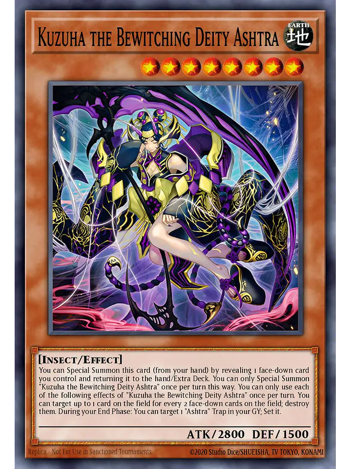 Kuzuha the Hex Ashtra - BETB-EN010 - Common 1st Edition 1