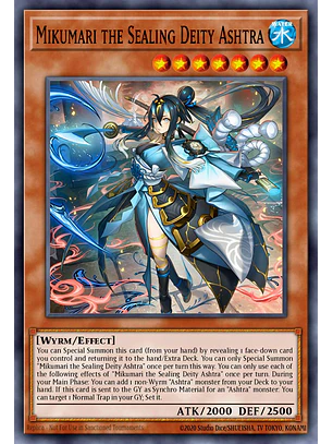 Mikumari the Banisher Ashtra - BETB-EN012 - Secret Rare 1st Edition