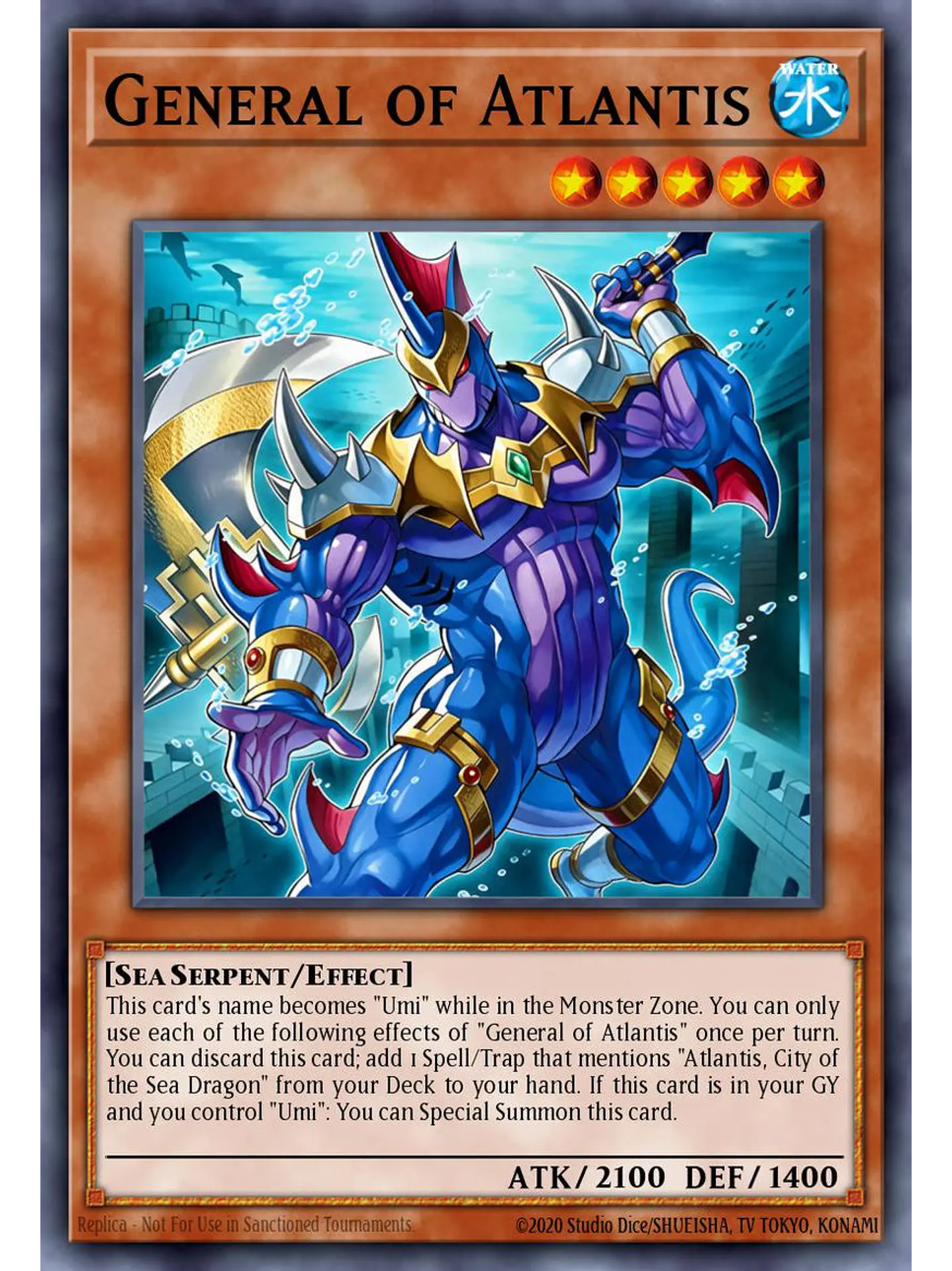 Warchief of Atlantis - BETB-EN014 - Ultra Rare 1st Edition 1