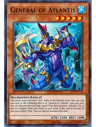 Warchief of Atlantis - BETB-EN014 - Ultra Rare 1st Edition