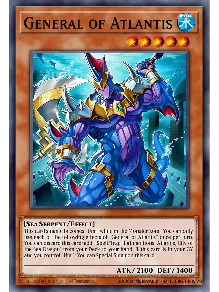 Warchief of Atlantis - BETB-EN014 - Ultra Rare 1st Edition 1