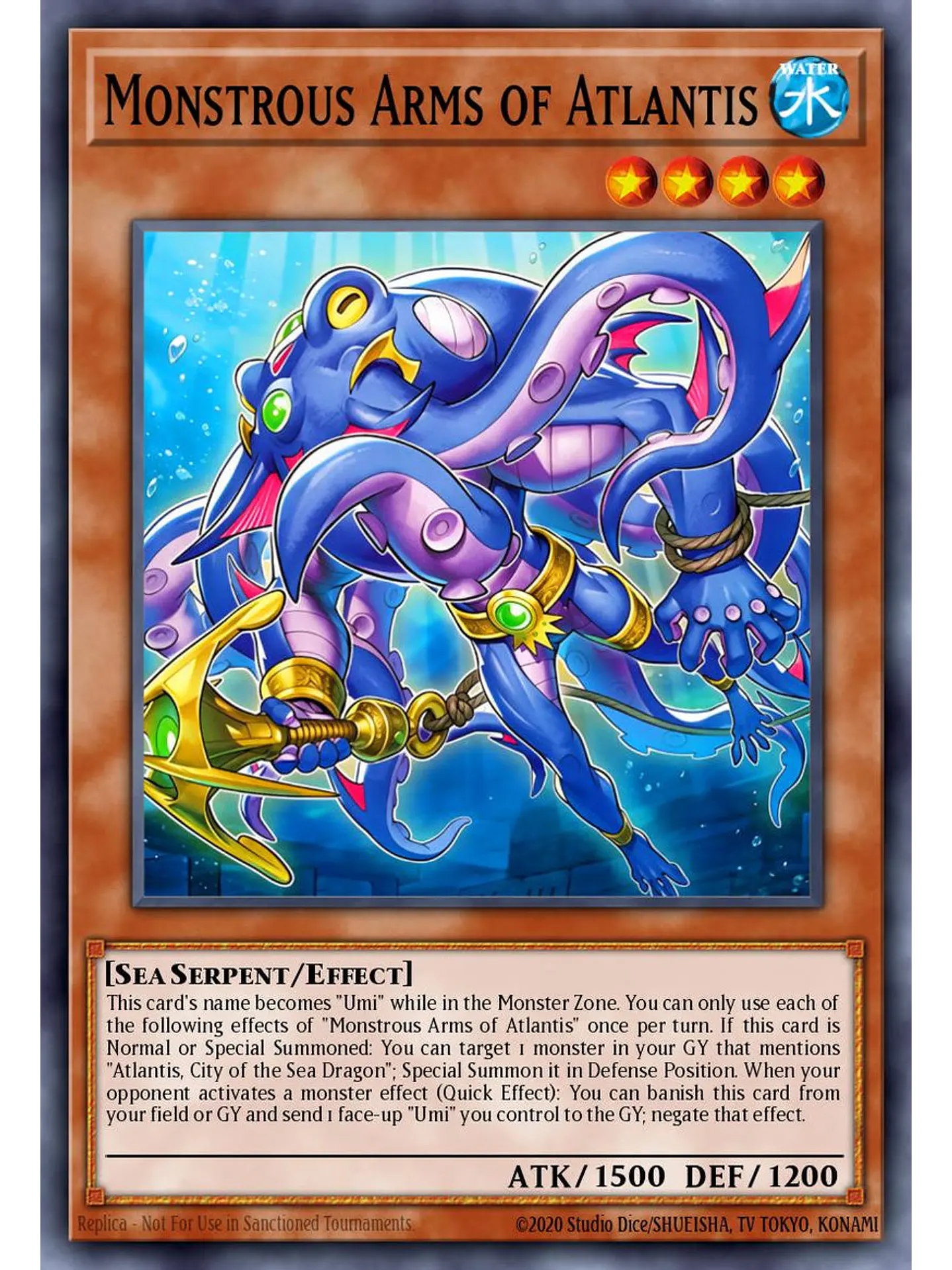 Monster Arms of Atlantis - BETB-EN015 - Super Rare 1st Edition 1
