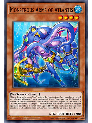 Monster Arms of Atlantis - BETB-EN015 - Super Rare 1st Edition