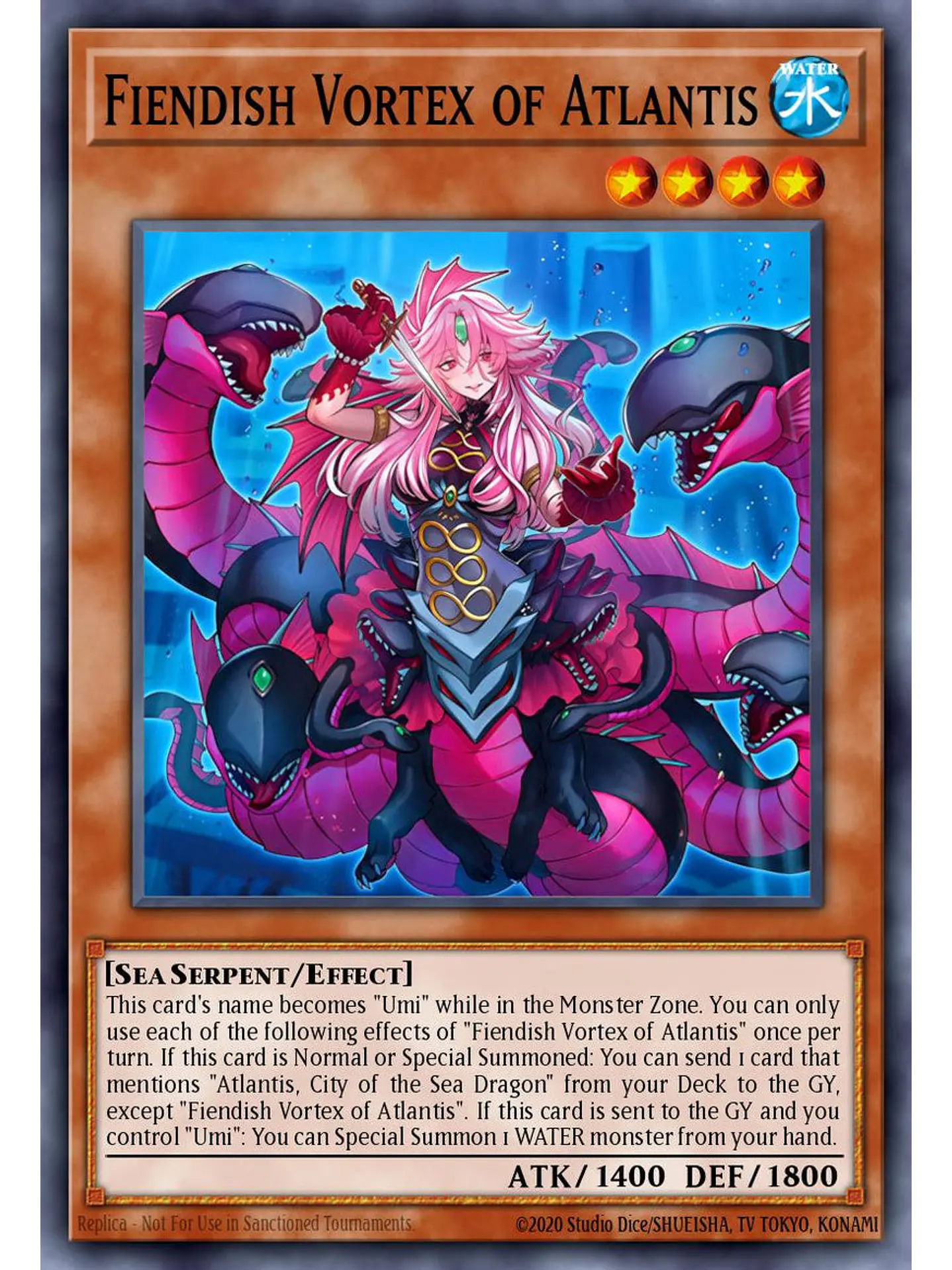 Siren Vortex of Atlantis - BETB-EN016 - Super Rare 1st Edition 1