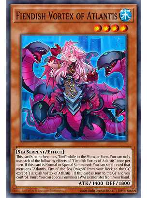 Siren Vortex of Atlantis - BETB-EN016 - Super Rare 1st Edition