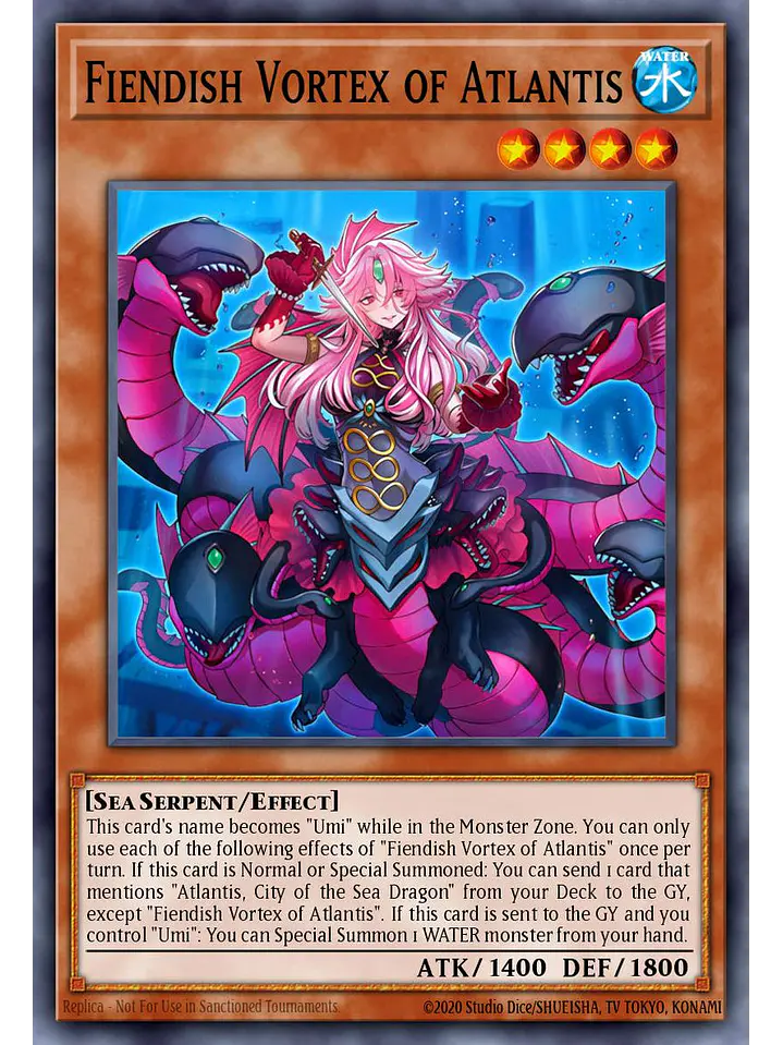 Siren Vortex of Atlantis - BETB-EN016 - Super Rare 1st Edition 1
