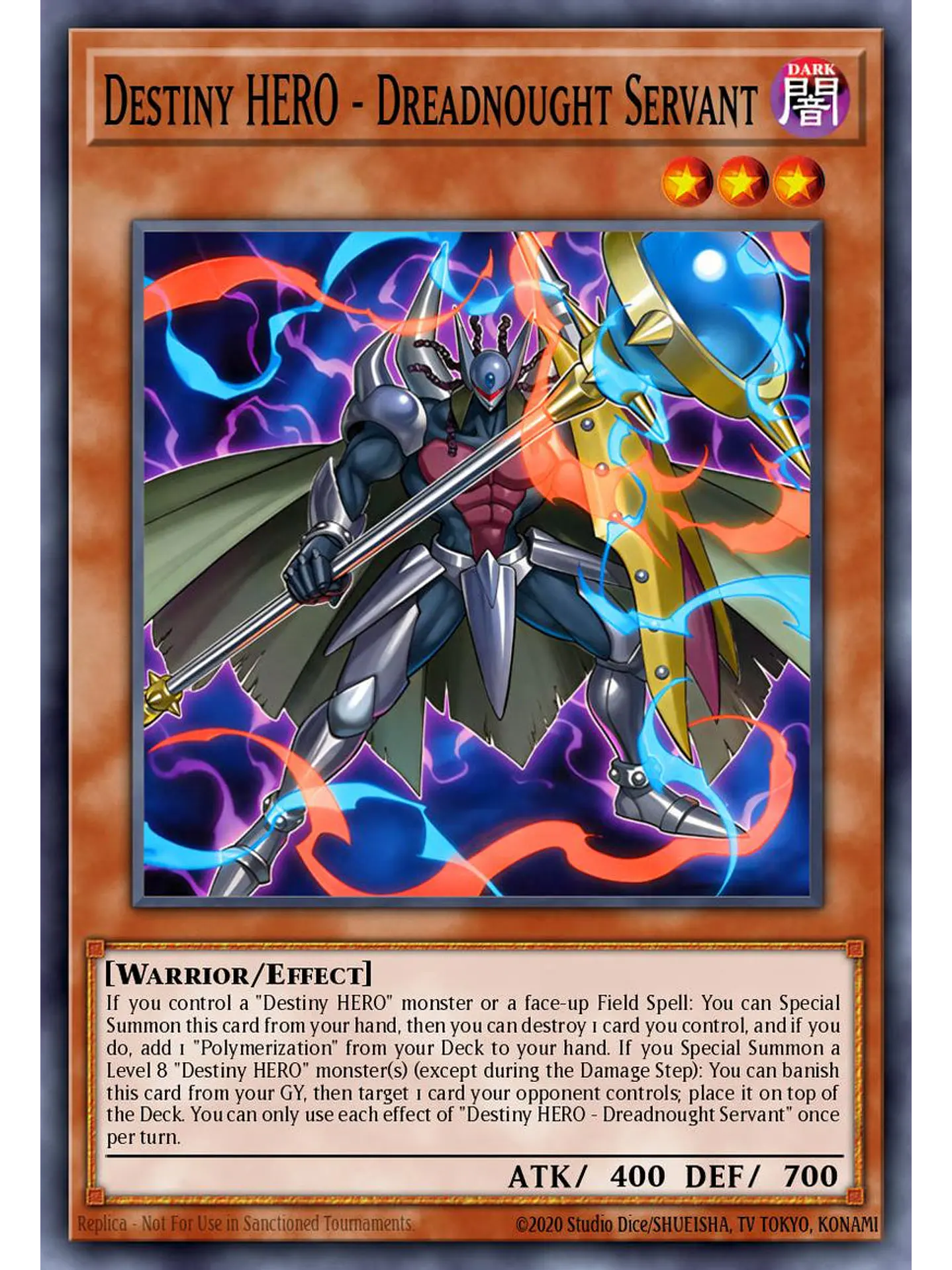 Destiny HERO - Dreadnought Servant - BETB-EN023 - Common 1st Edition 1