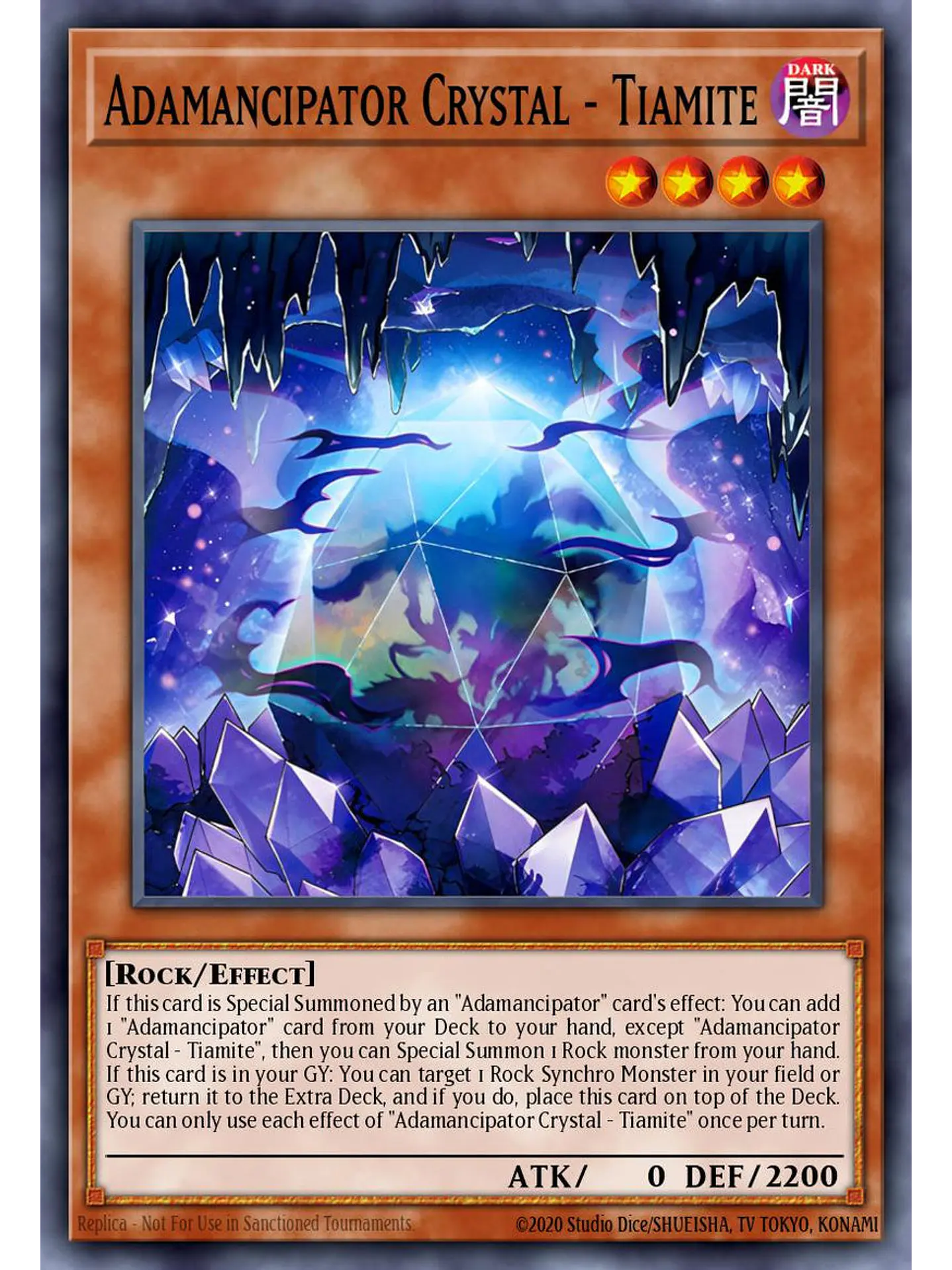 Adamancipator Crystal - Tiamite - BETB-EN025 - Common 1st Edition 1