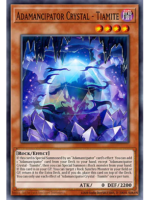 Adamancipator Crystal - Tiamite - BETB-EN025 - Common 1st Edition