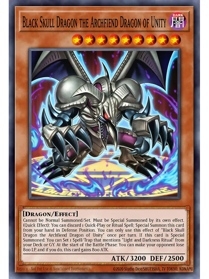 Black Skull Dragon, the Archfiend of Unity - BETB-EN026 - Starlight Rare 1st Edition 1
