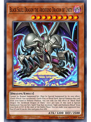 Black Skull Dragon, the Archfiend of Unity - BETB-EN026 - Super Rare 1st Edition