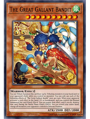 The Great Gallant Bandit - BETB-EN027 - Secret Rare 1st Edition