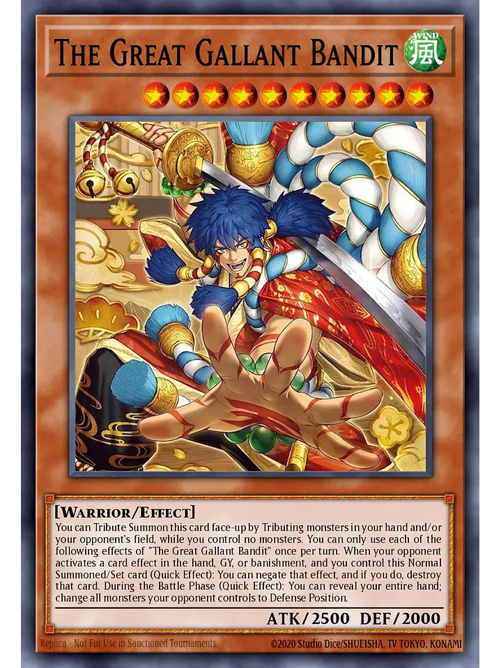The Great Gallant Bandit - BETB-EN027 - Secret Rare 1st Edition 1
