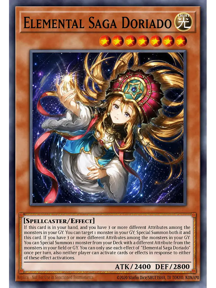 Elemental Saga Doriado - BETB-EN028 - Secret Rare 1st Edition 1