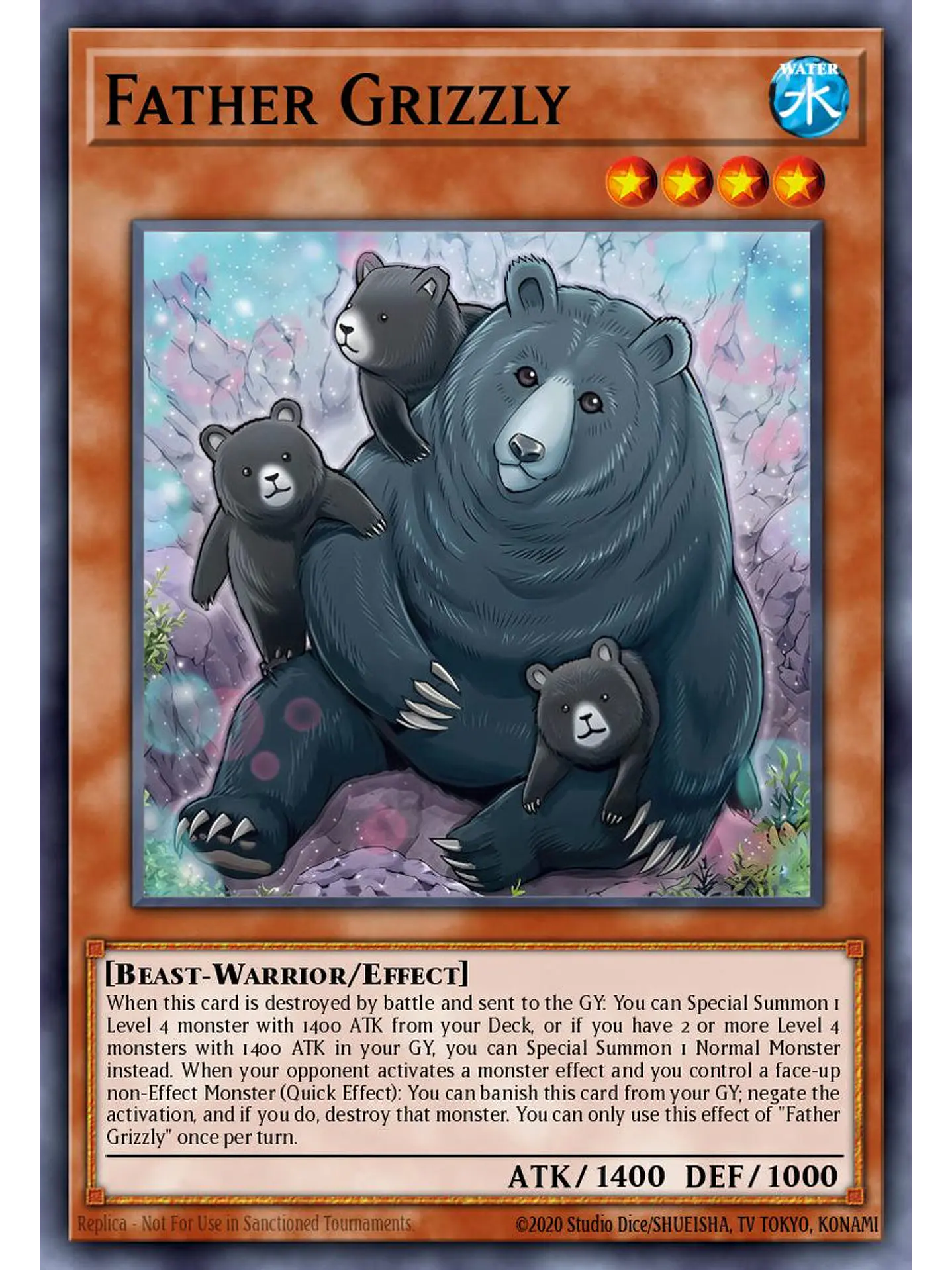 Father Grizzly - BETB-EN032 - Common 1st Edition 1