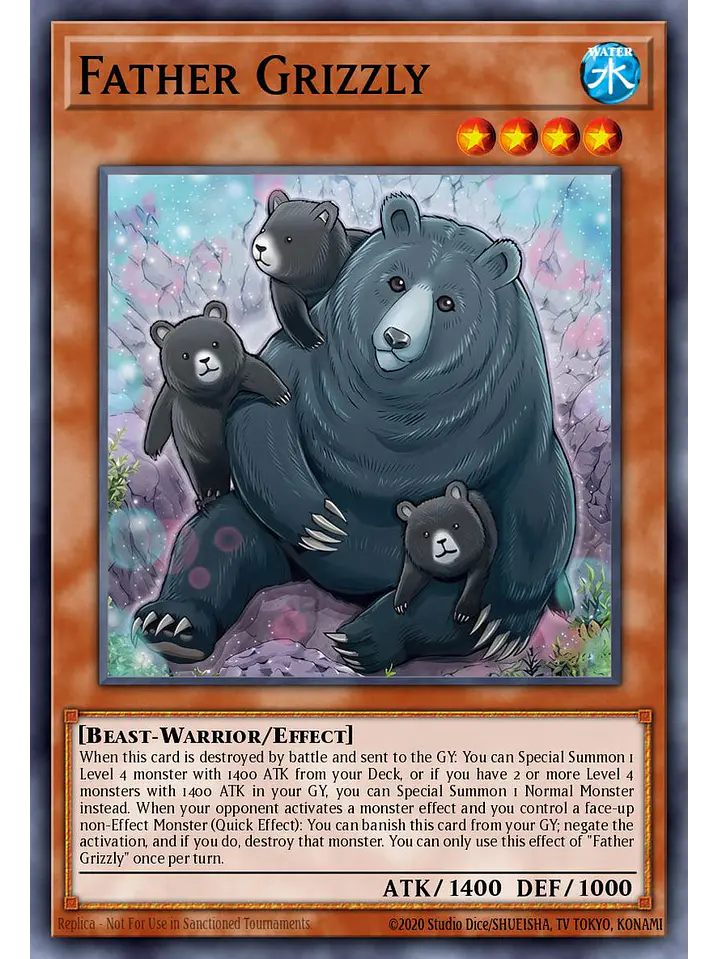 Father Grizzly - BETB-EN032 - Common 1st Edition 1