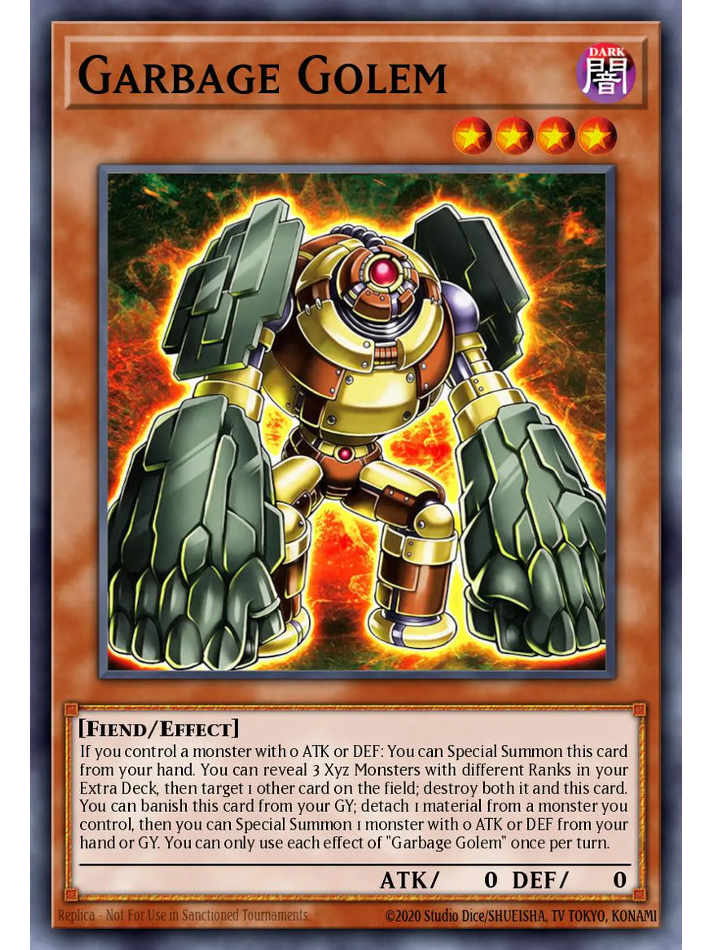 Garbage Golem - BETB-EN033 - Common 1st Edition 1