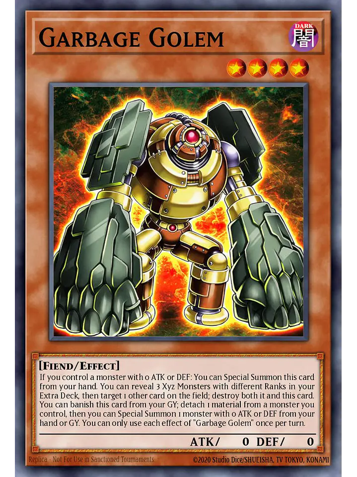 Garbage Golem - BETB-EN033 - Common 1st Edition 1