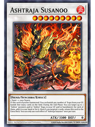 Ashtraja Susanoo - BETB-EN039 - Super Rare 1st Edition